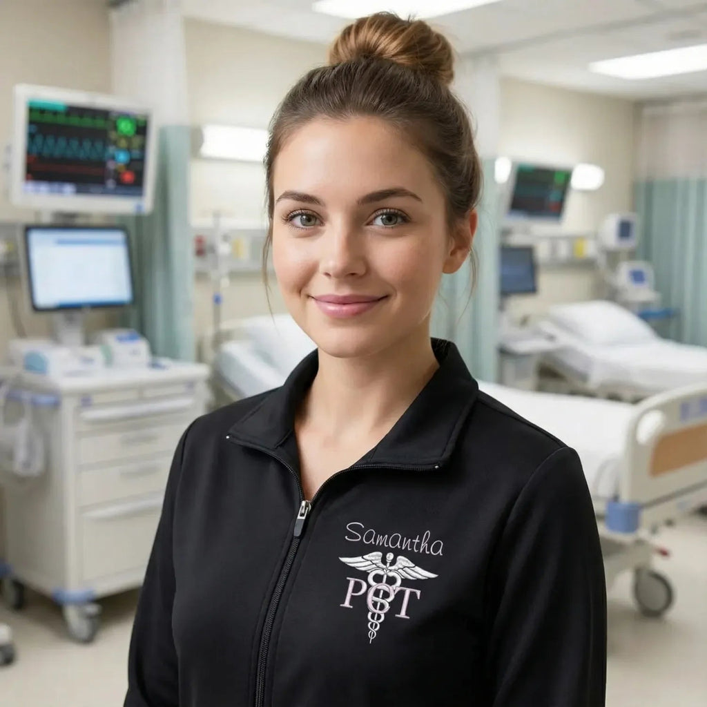 Personalized PCT Jacket with Name - Embroidered Gift idea for Patient Care Technicians