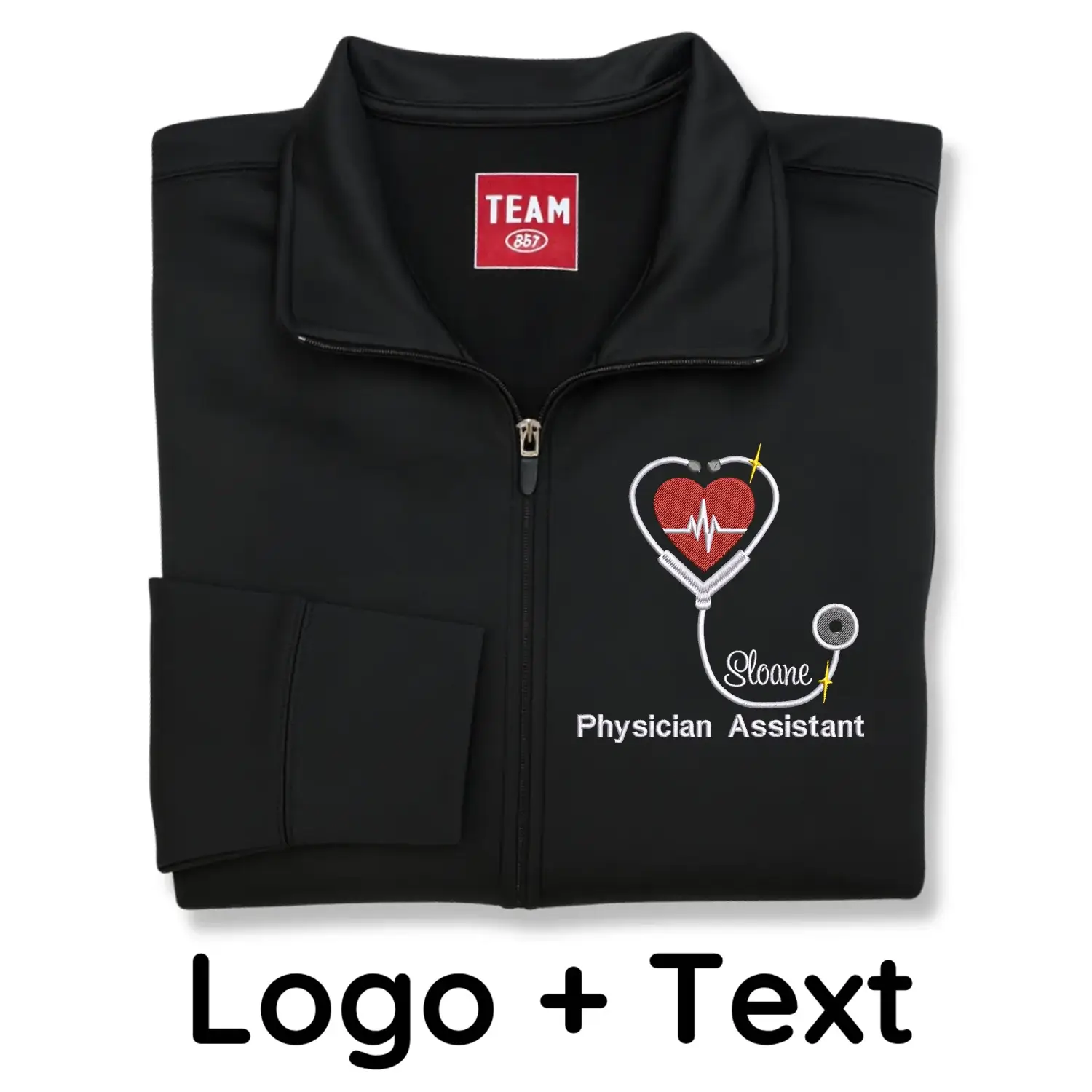 Personalized Physician Assistant Jacket with Name & Title - Embroidered Gift for PA-Cs & PA Students