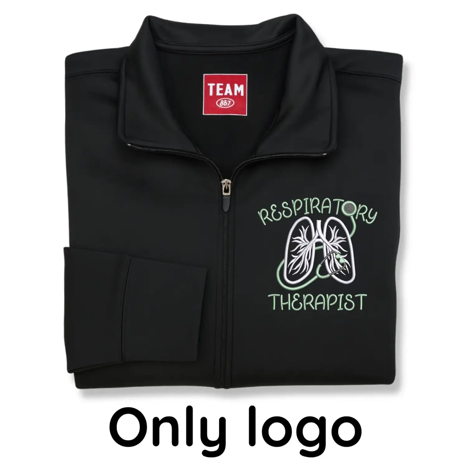 Personalized Respiratory Therapist Jacket with Name & Title - Embroidered Gift for RRT, CRT