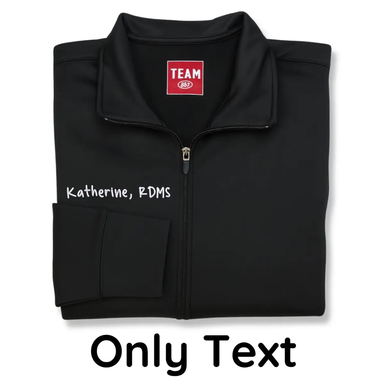 Personalized Sonographer Jacket with Name & Title