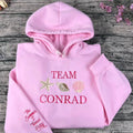 The Summer I Turned Embroidered Sweatshirt, Team Conrad Embroidered Shirt, Team Jeremiah, Tsitp Season 3, Cousins Beach Embroidery Sweatshirt