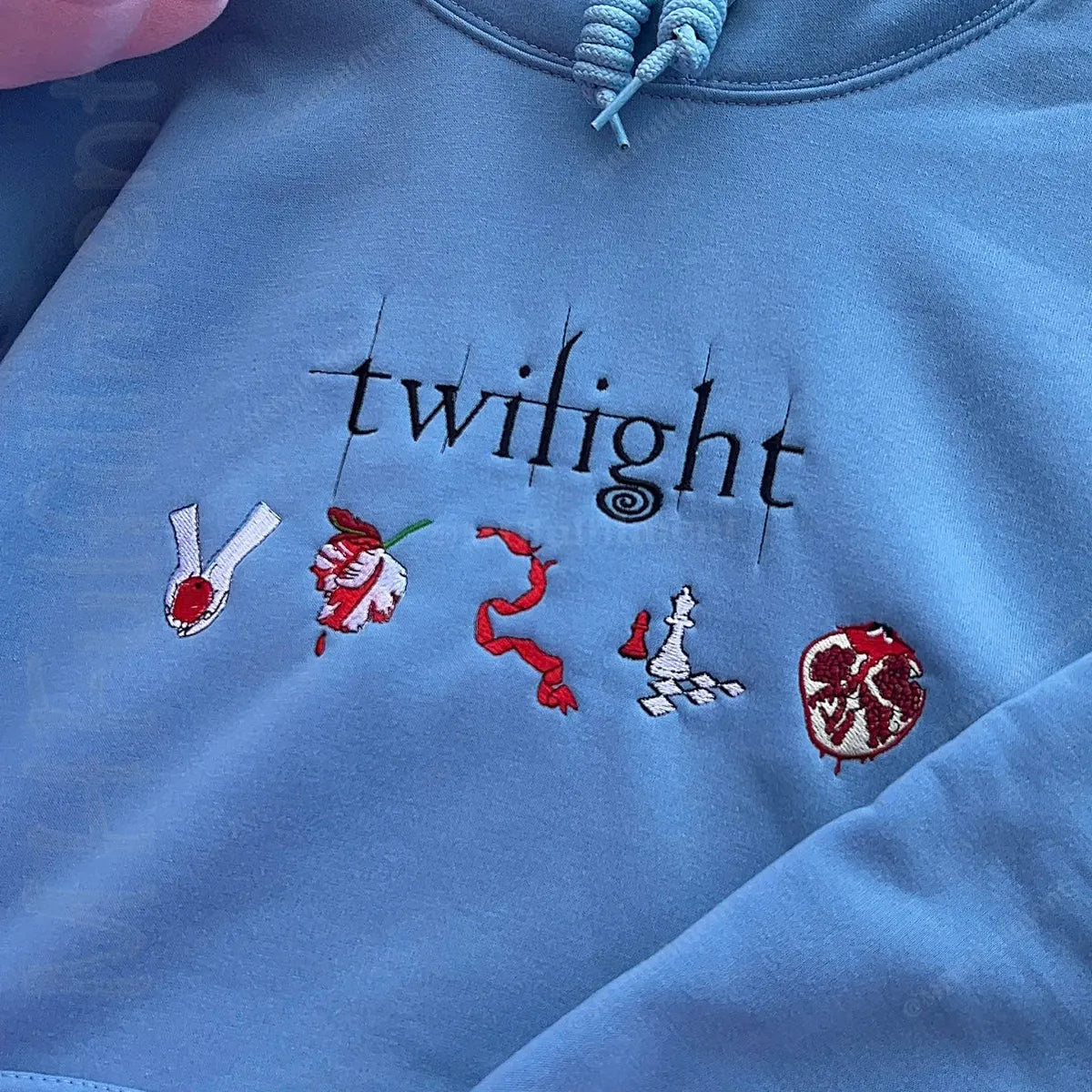 Twilight Embroidered Sweatshirt - Edward Cullen Vampire Hoodie, Bookish Nostalgic Crewneck, The Twilight Saga Fan Gift