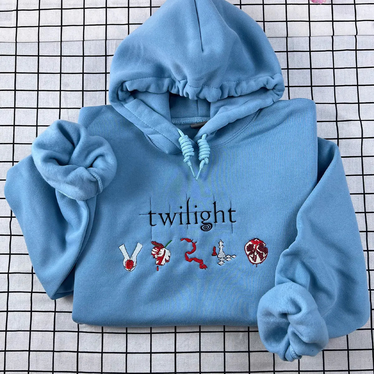 Twilight Embroidered Sweatshirt - Edward Cullen Vampire Hoodie, Bookish Nostalgic Crewneck, The Twilight Saga Fan Gift